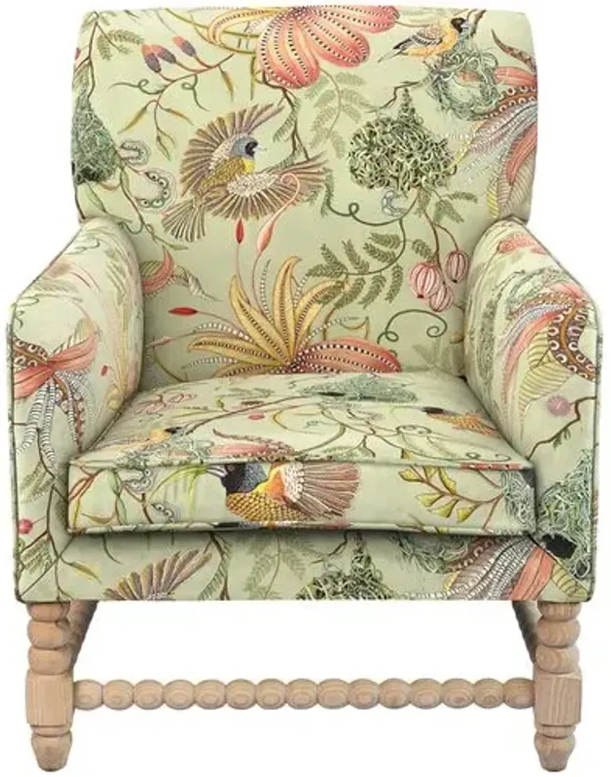 Lucky Bean Thanda Nests Chair - Linen - Ngala Trading Co. - Green