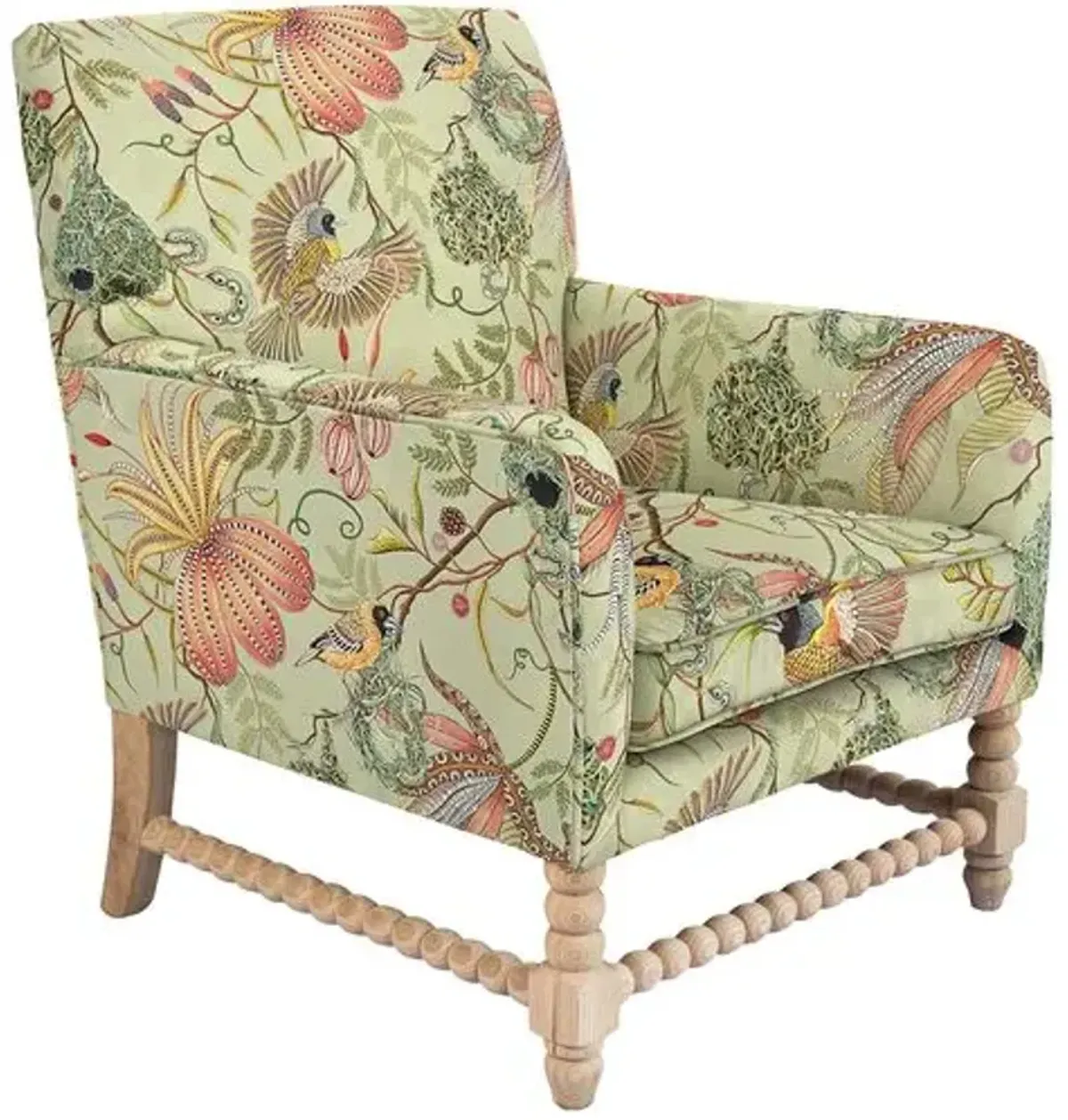 Lucky Bean Thanda Nests Chair - Linen - Ngala Trading Co. - Green