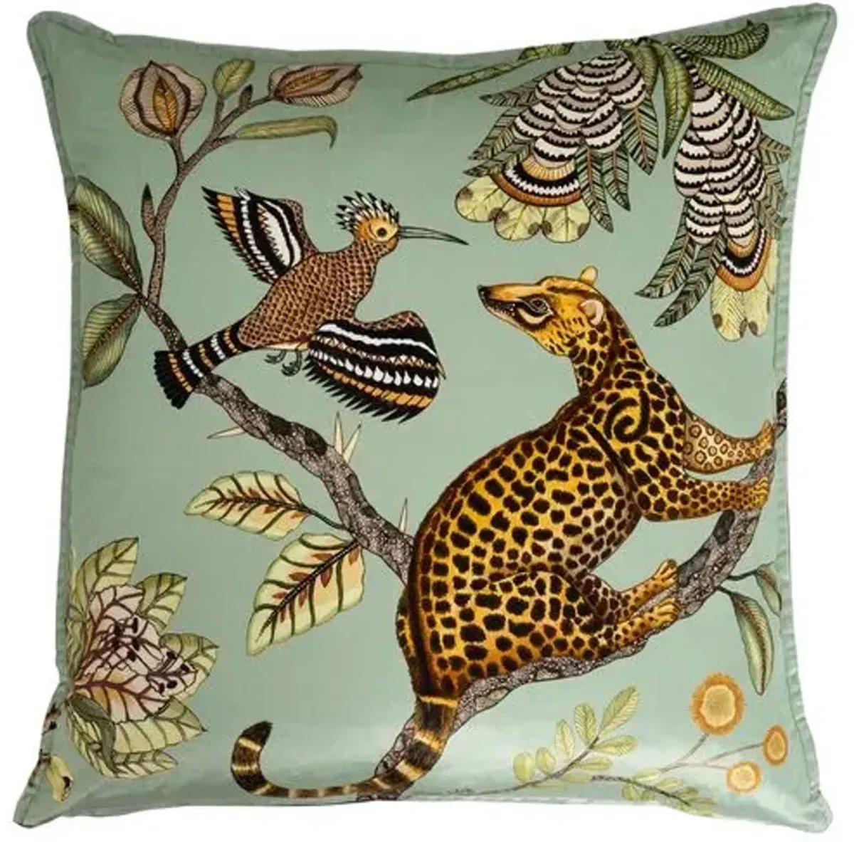 Camp Critters 24" Velvet Pillow - Ngala Trading Co.