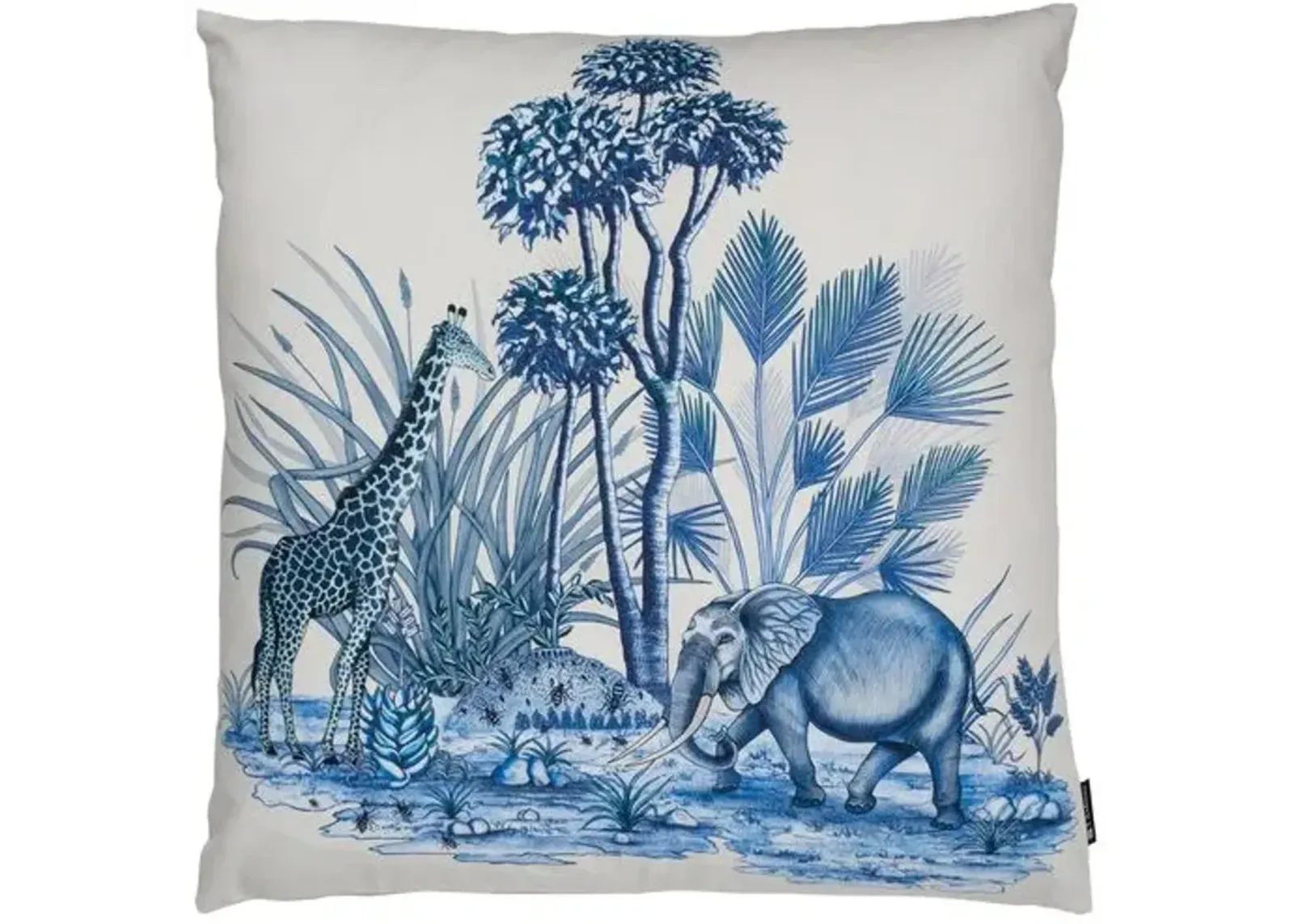 Thanda Toile 20" Cotton Pillow - Ngala Trading Co.