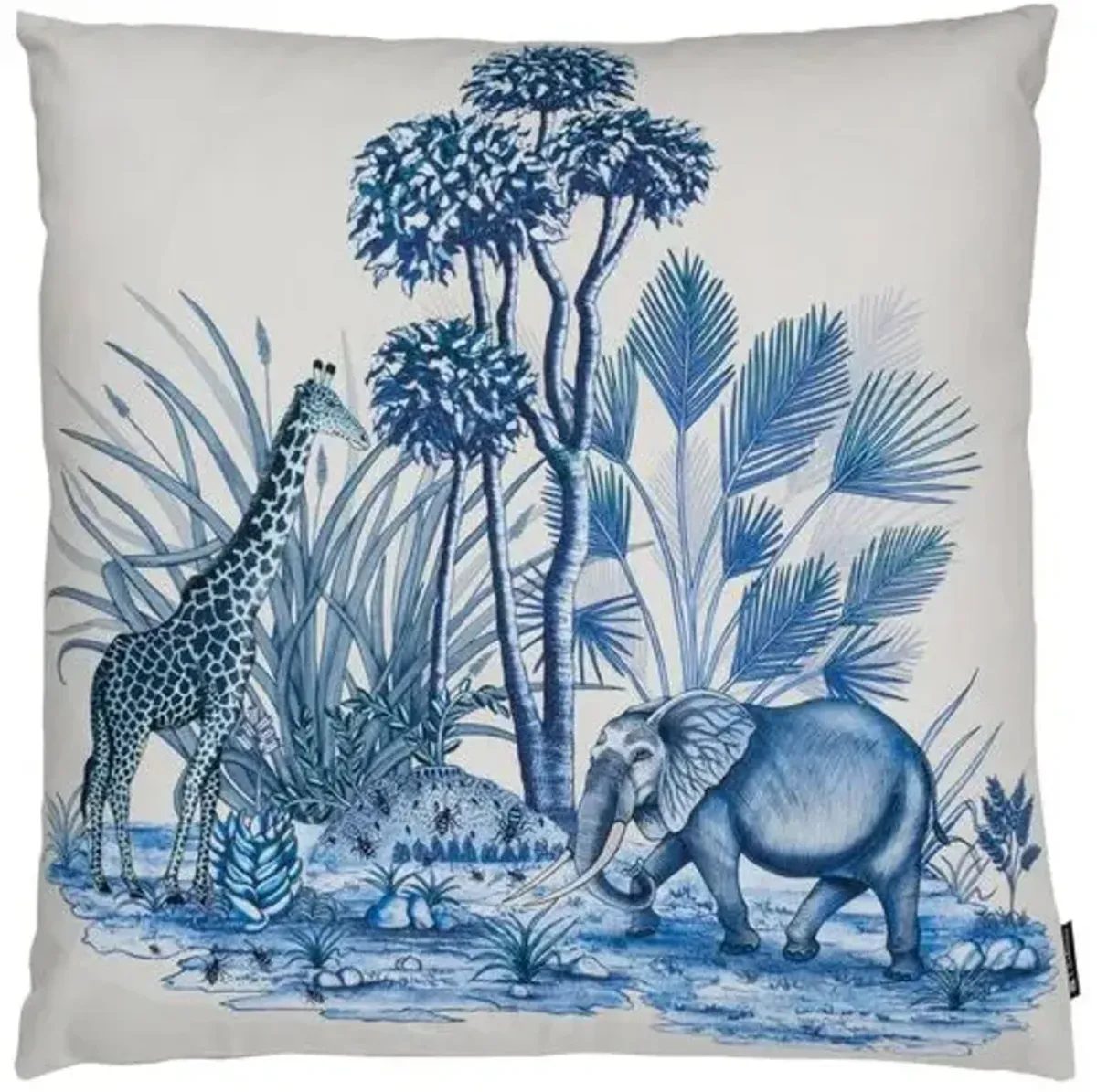 Thanda Toile 20" Cotton Pillow - Ngala Trading Co.