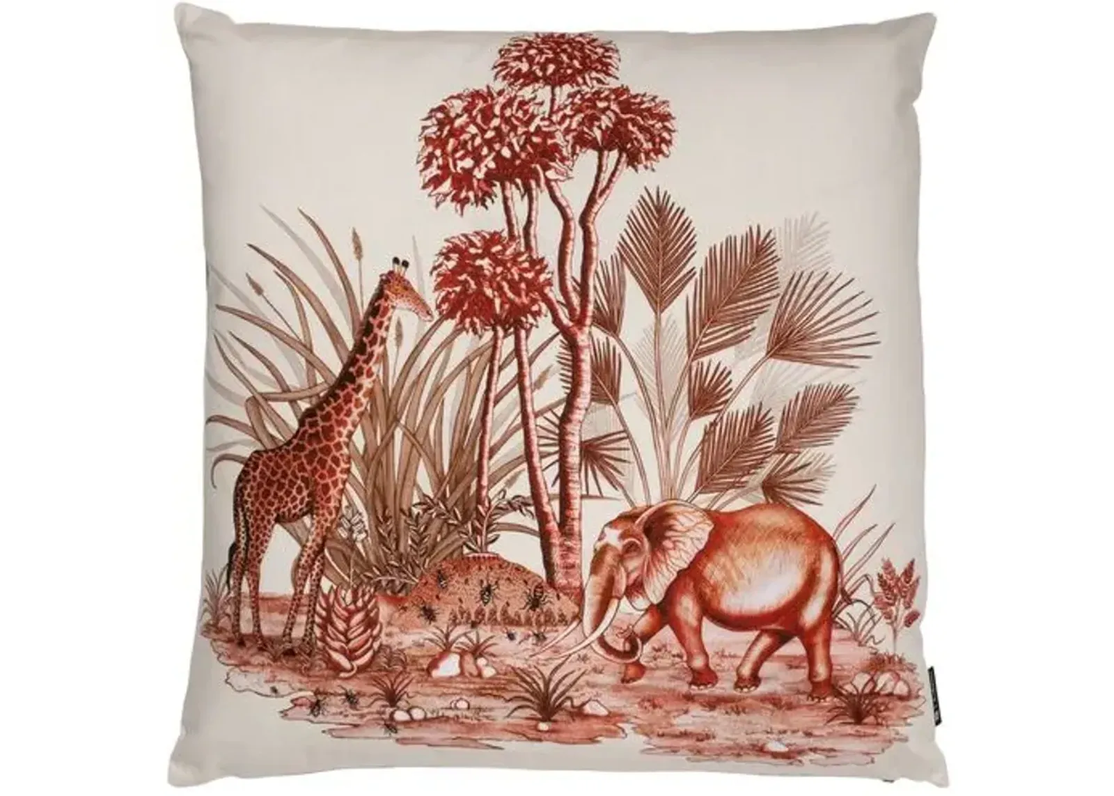 Thanda Toile 20" Cotton Pillow - Ngala Trading Co.