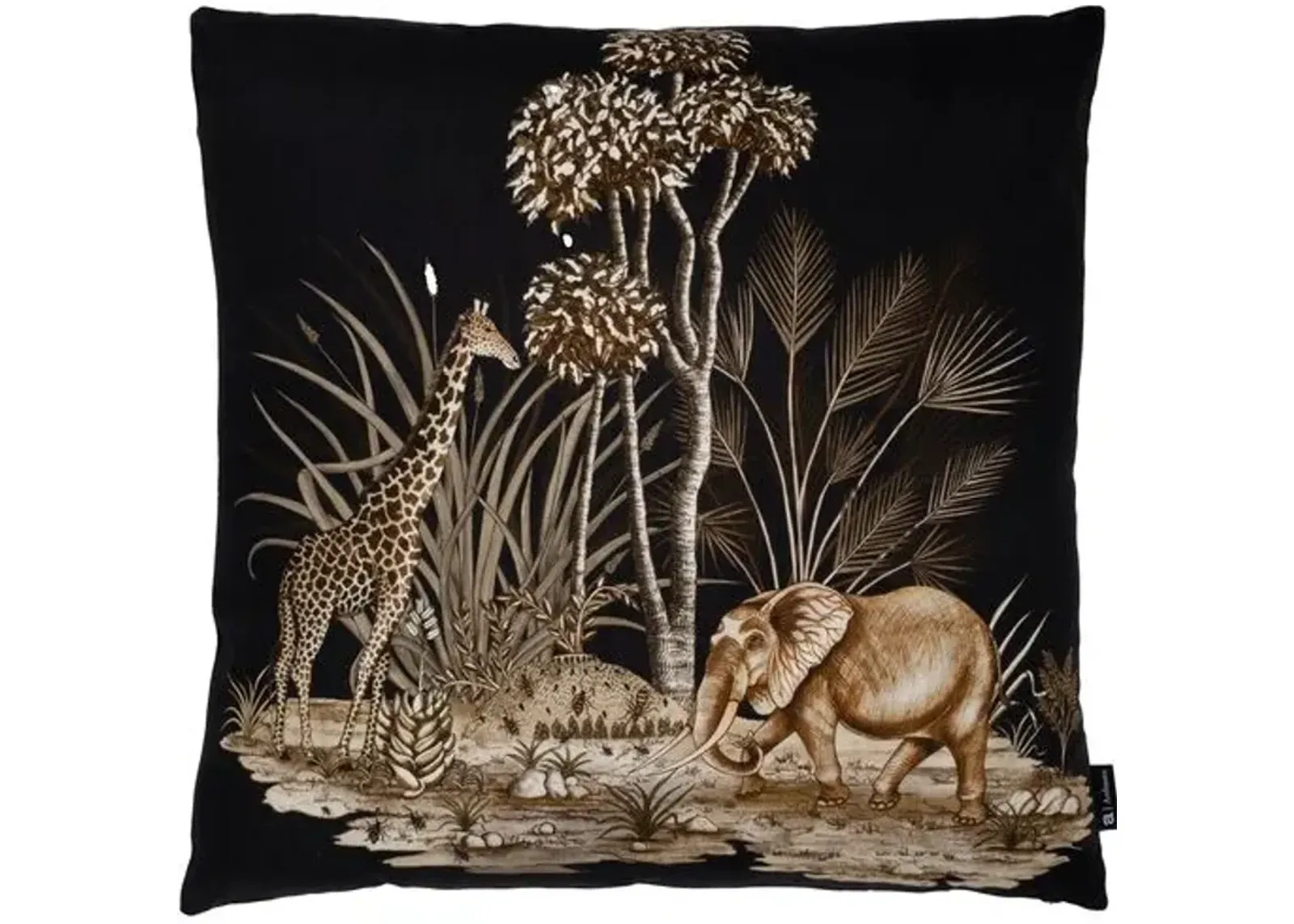 Thanda Toile 20" Cotton Pillow - Ngala Trading Co.