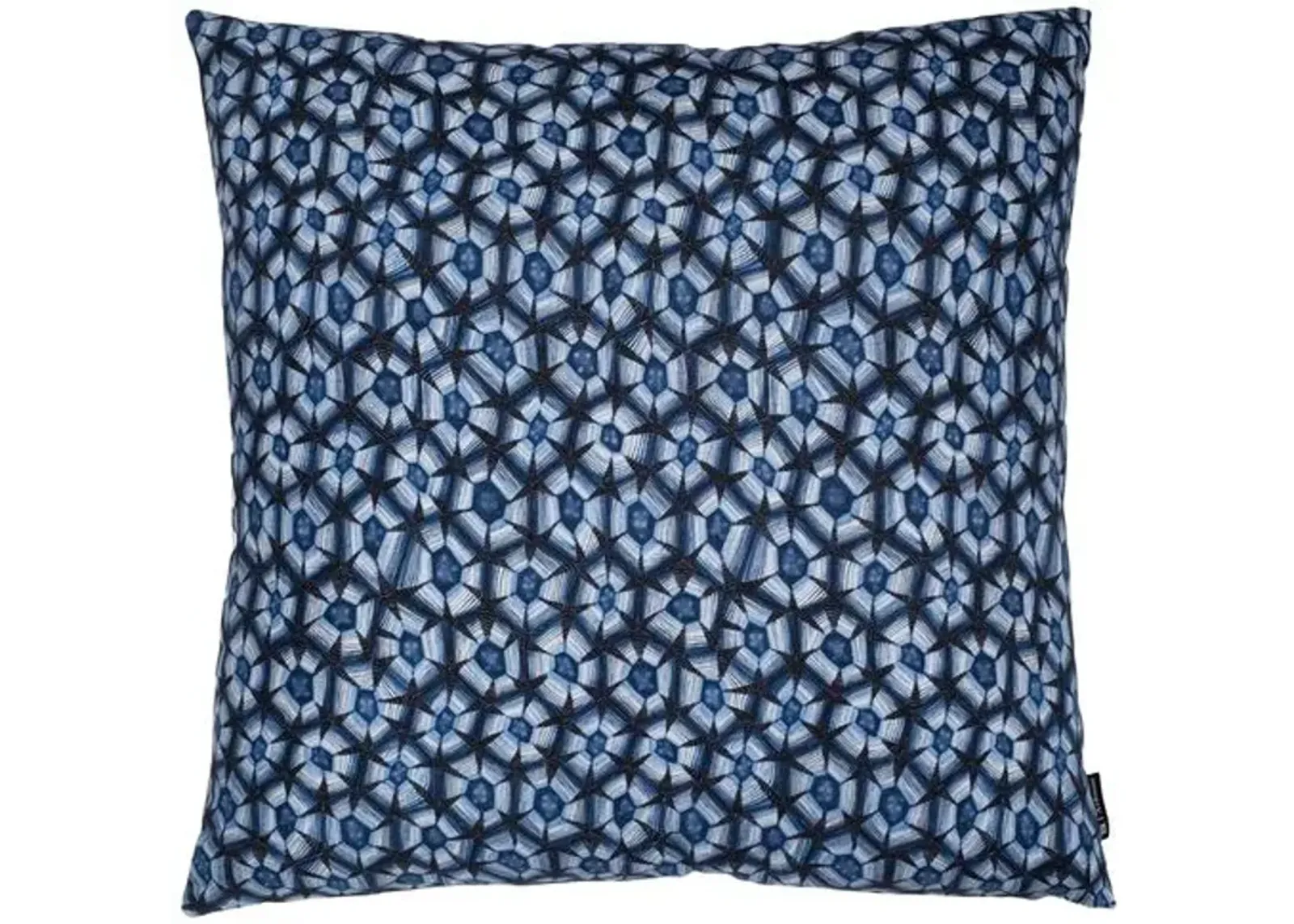 Thanda Tortoise 20" Cotton Pillow - Blue - Ngala Trading Co.