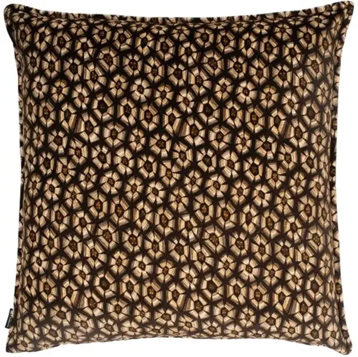 Thanda Tortoise 24" Velvet Pillow - Ngala Trading Co.