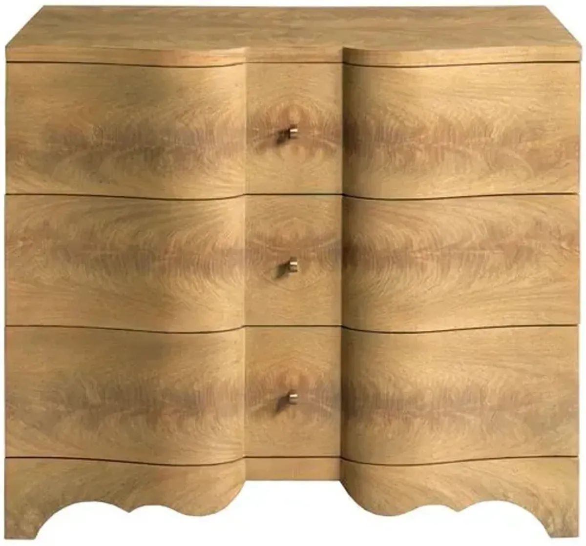 Cumberbund Bedroom Chest - Almond - Brown