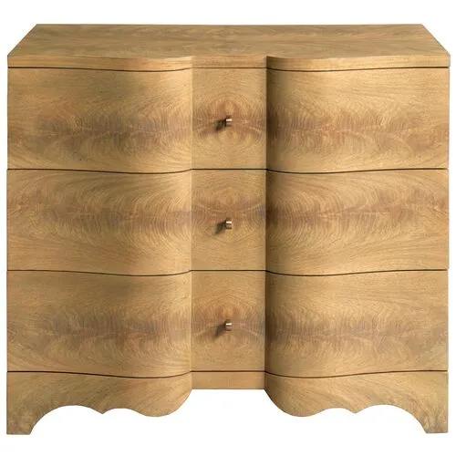 Cumberbund Bedroom Chest - Almond - Brown