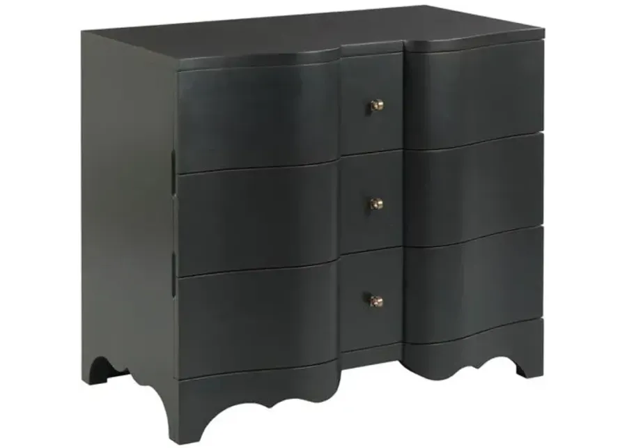 Cumberbund Bedroom Chest - Black