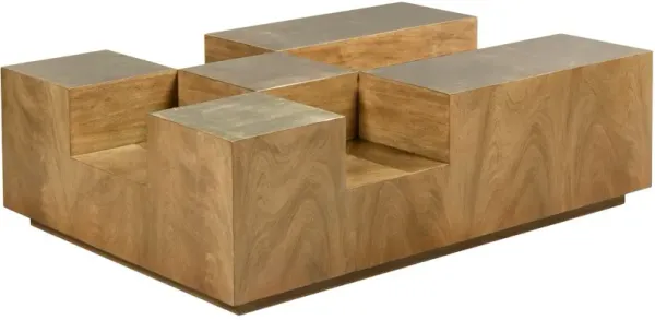 Plateau Cocktail Table, Almond