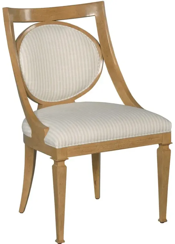 Stephen Chair, Almond/Ivory Stripe