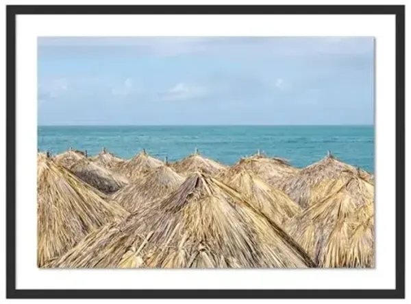 Richard Silver - Alexandria Egypt Huts 2 Photograph - Black