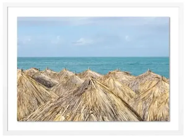 Richard Silver - Alexandria Egypt Huts 2 Photograph - White