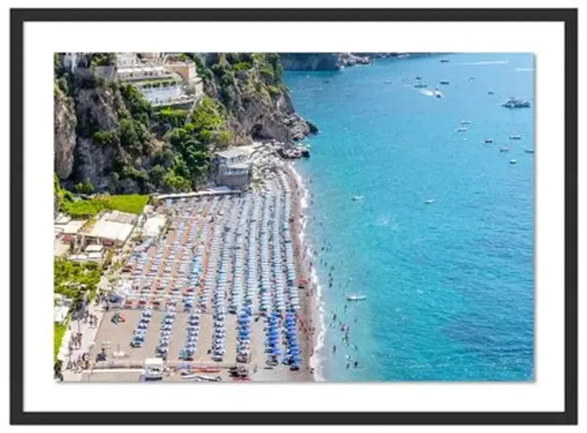 Richard Silver - Amalfi Coast Beaches Photograph - Black