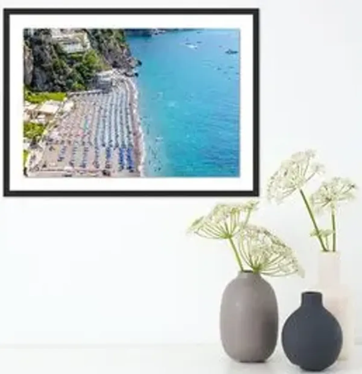 Richard Silver - Amalfi Coast Beaches - Black