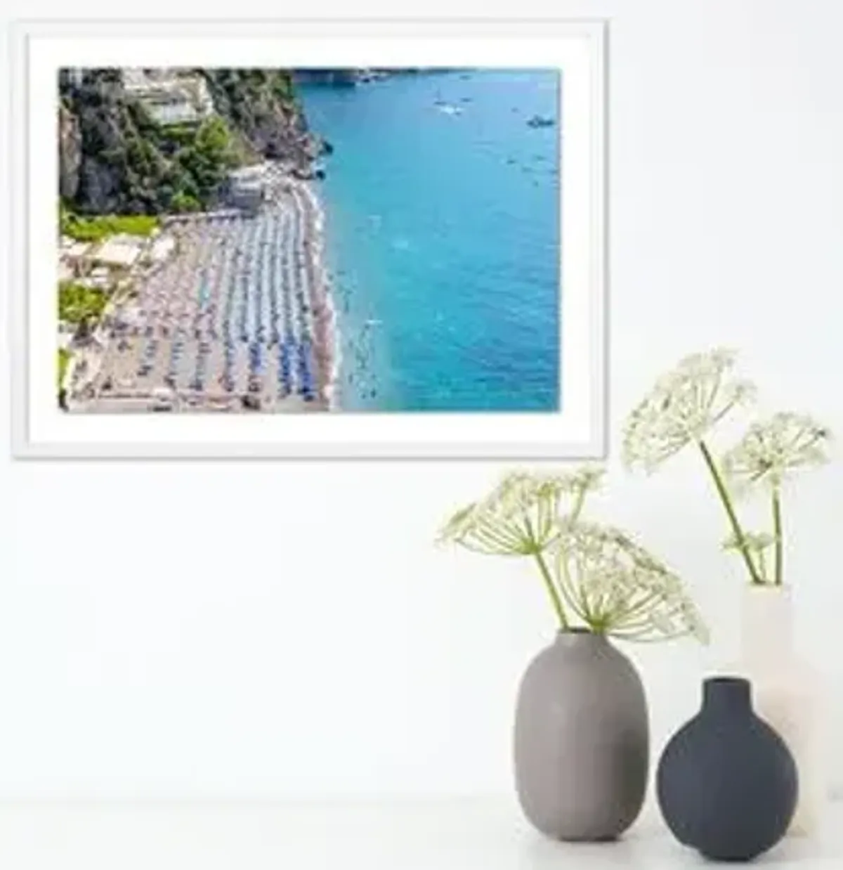 Richard Silver - Amalfi Coast Beaches - White