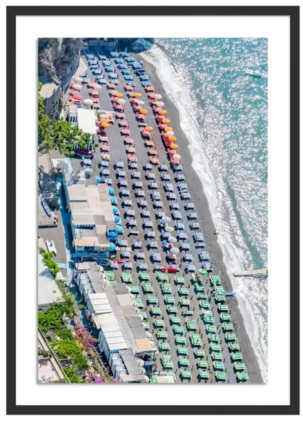 Richard Silver, Amalfi Coast Umbrellas Photograph