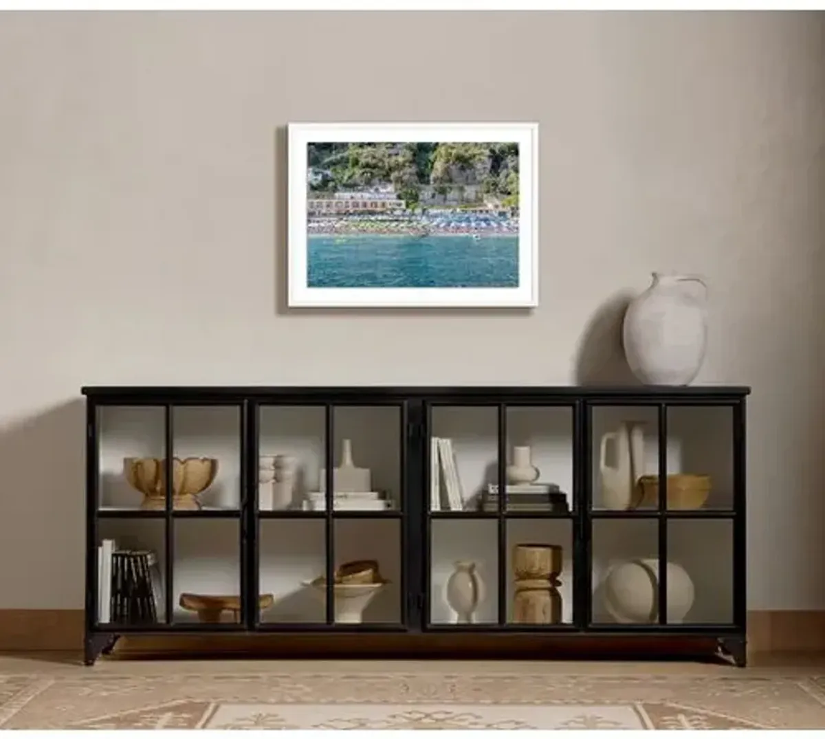 Richard Silver - Amalfi Italy Beachfront - White