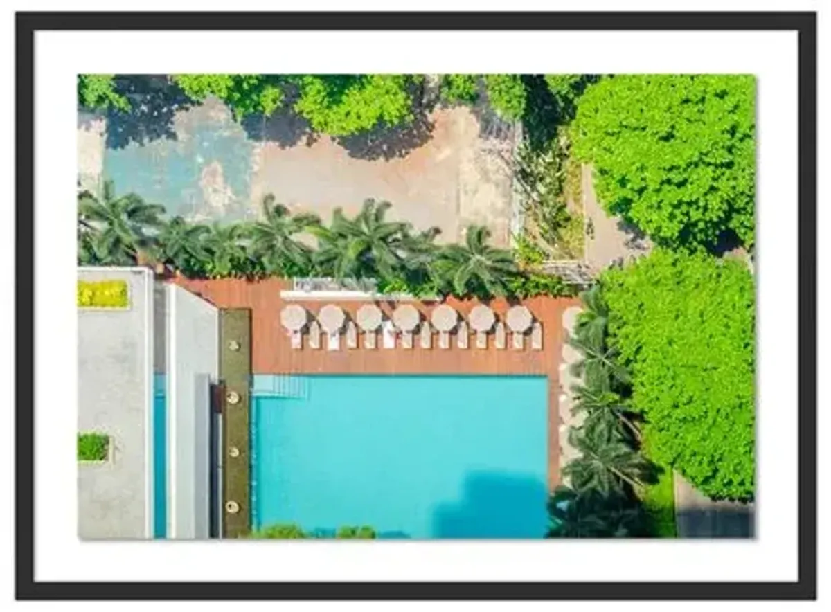 Richard Silver - Bangkok Pool Photograph - Black