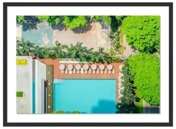 Richard Silver - Bangkok Pool Photograph - Black