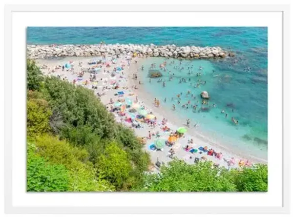 Richard Silver - Capri Italy Beaches Photograph - White