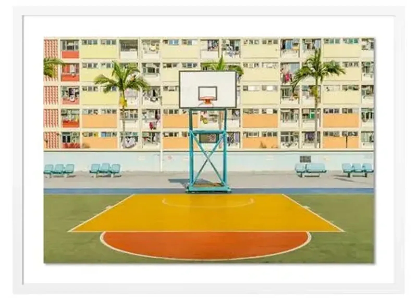 Richard Silver - Choi Hung Estates Basketball Court - White