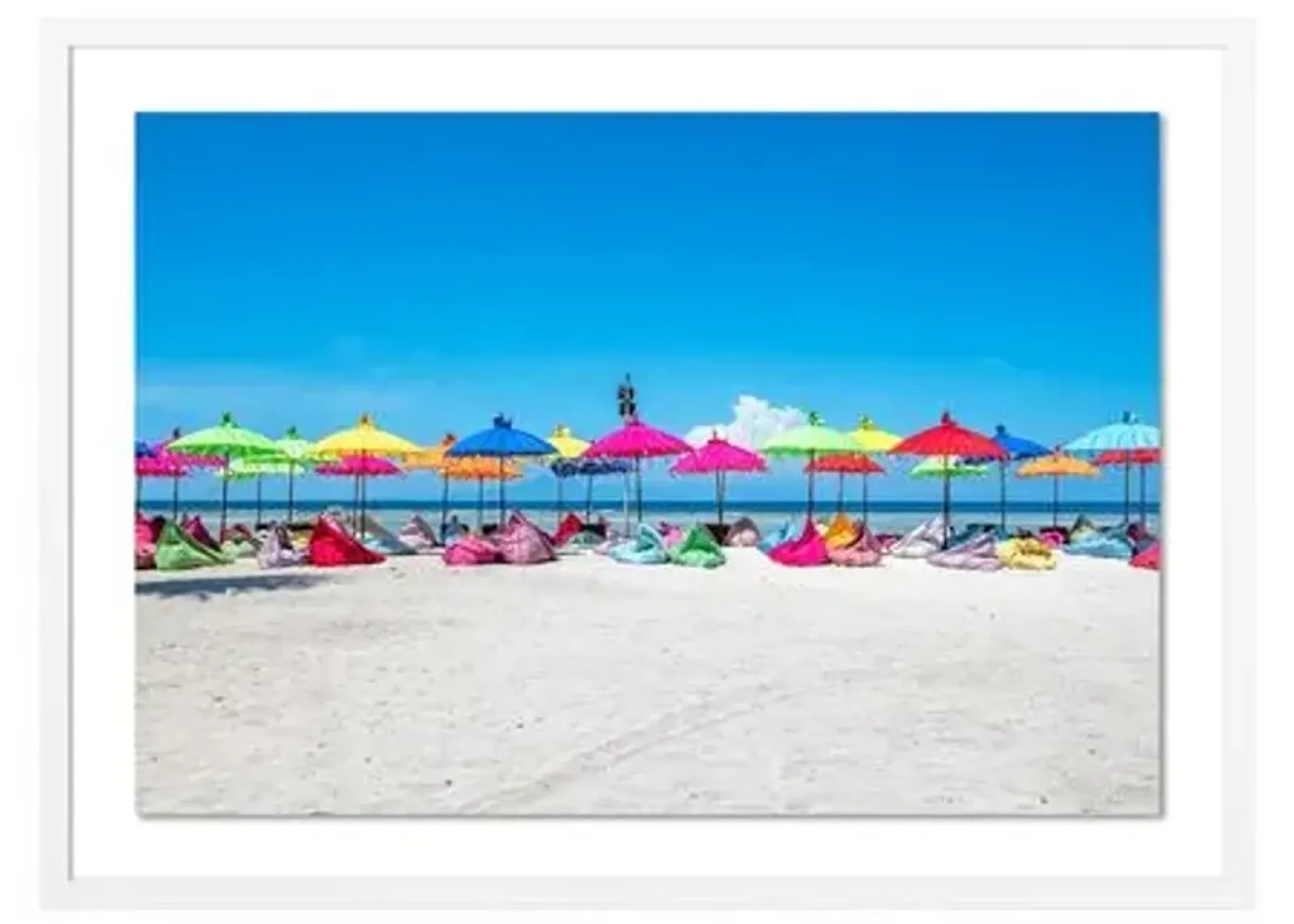 Richard Silver - Gili Isles Beach Umbrellas - White