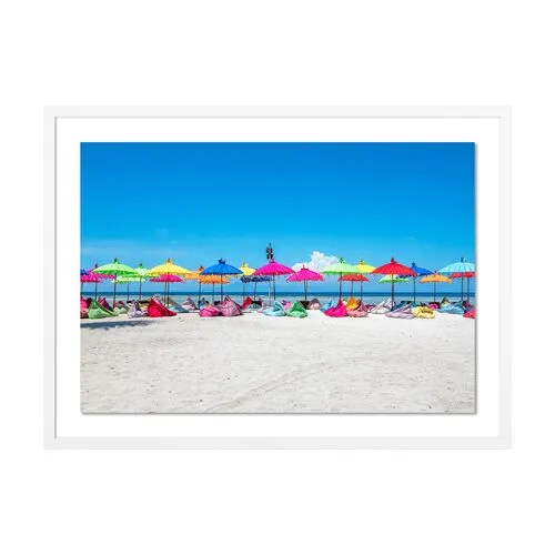 Richard Silver - Gili Isles Beach Umbrellas - White