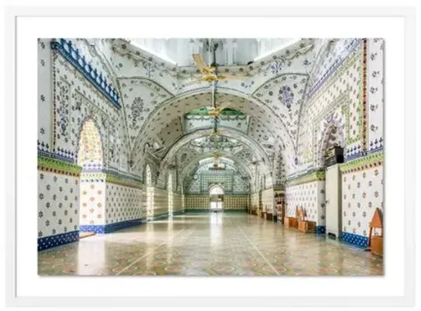 Richard Silver - Goaldi Mosque Dhaka Photograph - White