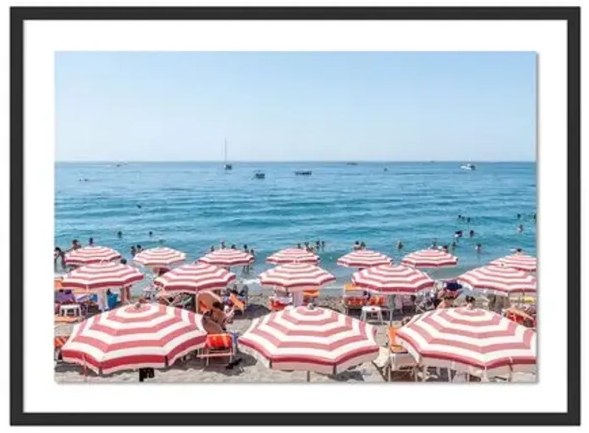 Richard Silver - Ischia Beach Umbrellas - Black