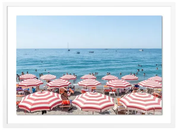 Richard Silver, Ischia Beach Umbrellas Photograph