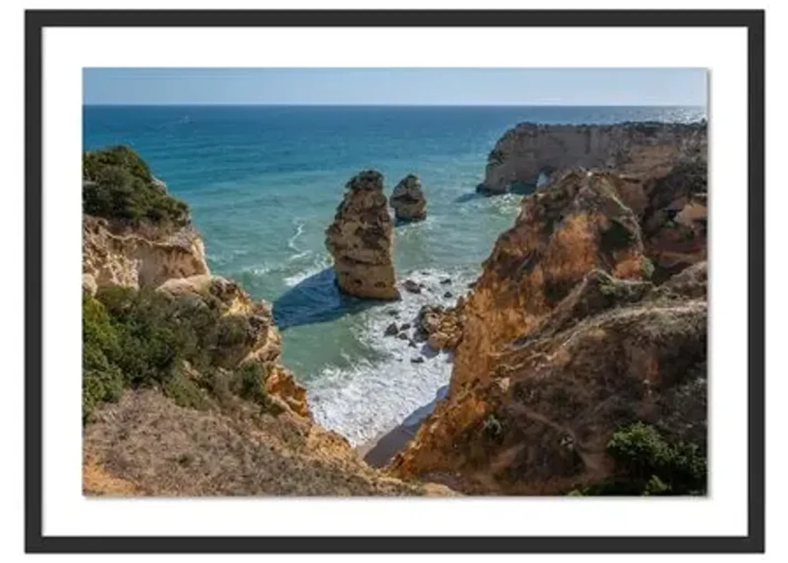 Richard Silver - Lagos Coastline Rocks - Black