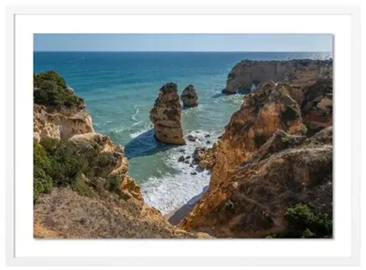 Richard Silver - Lagos Coastline Rocks - White