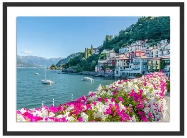 Richard Silver - Lake Como Italy Photograph - Black