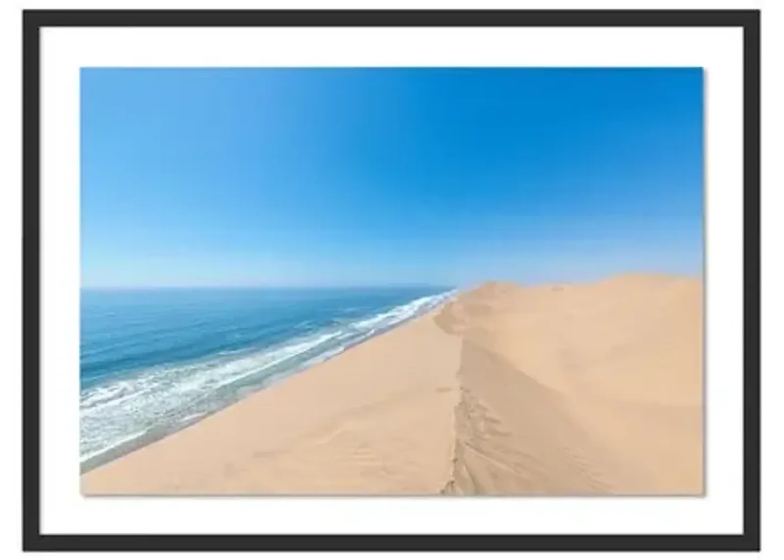 Richard Silver - Namibia Dunes and Ocean - Black