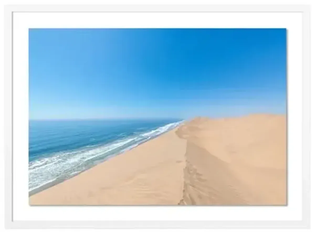 Richard Silver - Namibia Dunes and Ocean - White