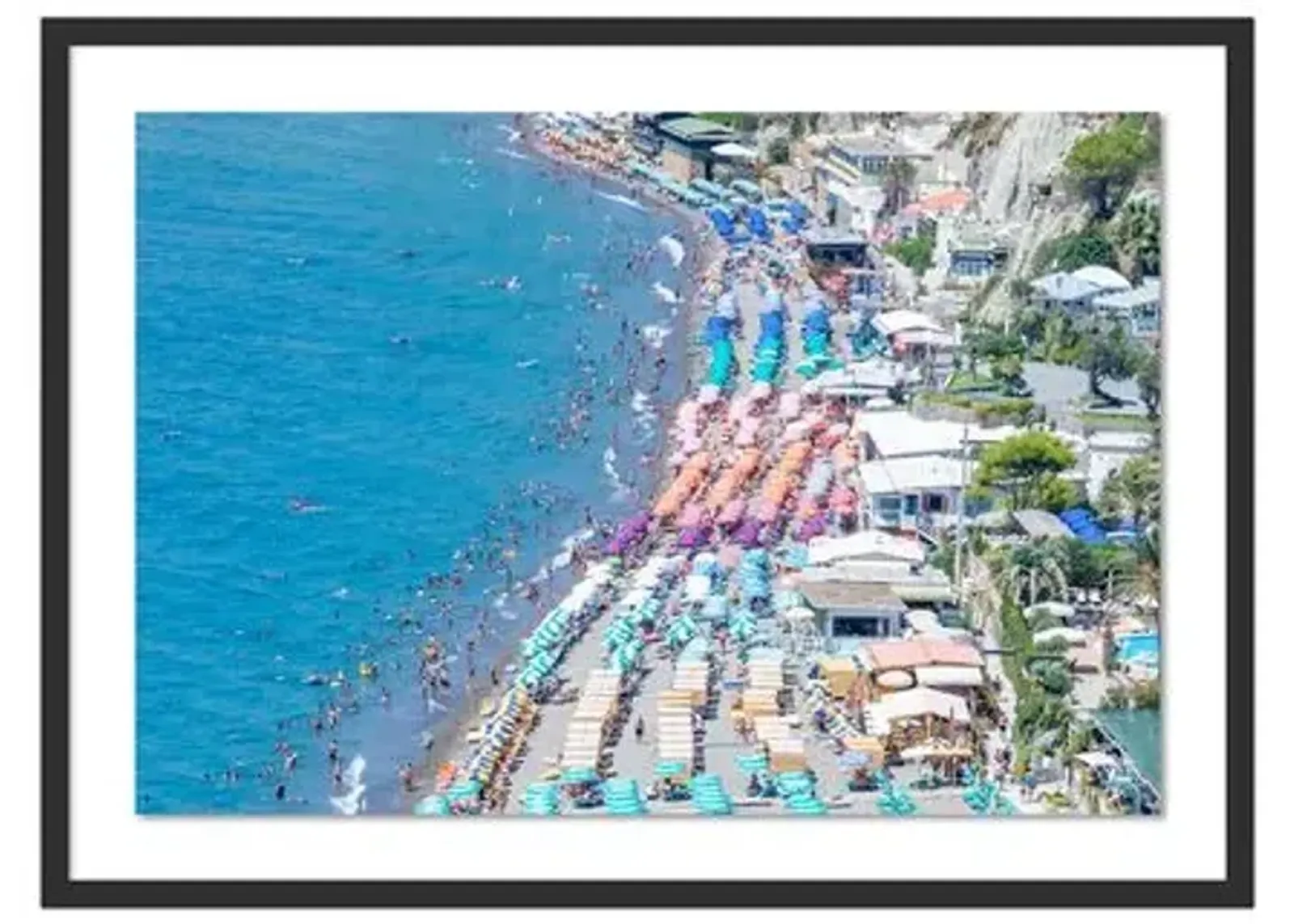 Richard Silver - Overview Ischia Beach Umbrellas - Black