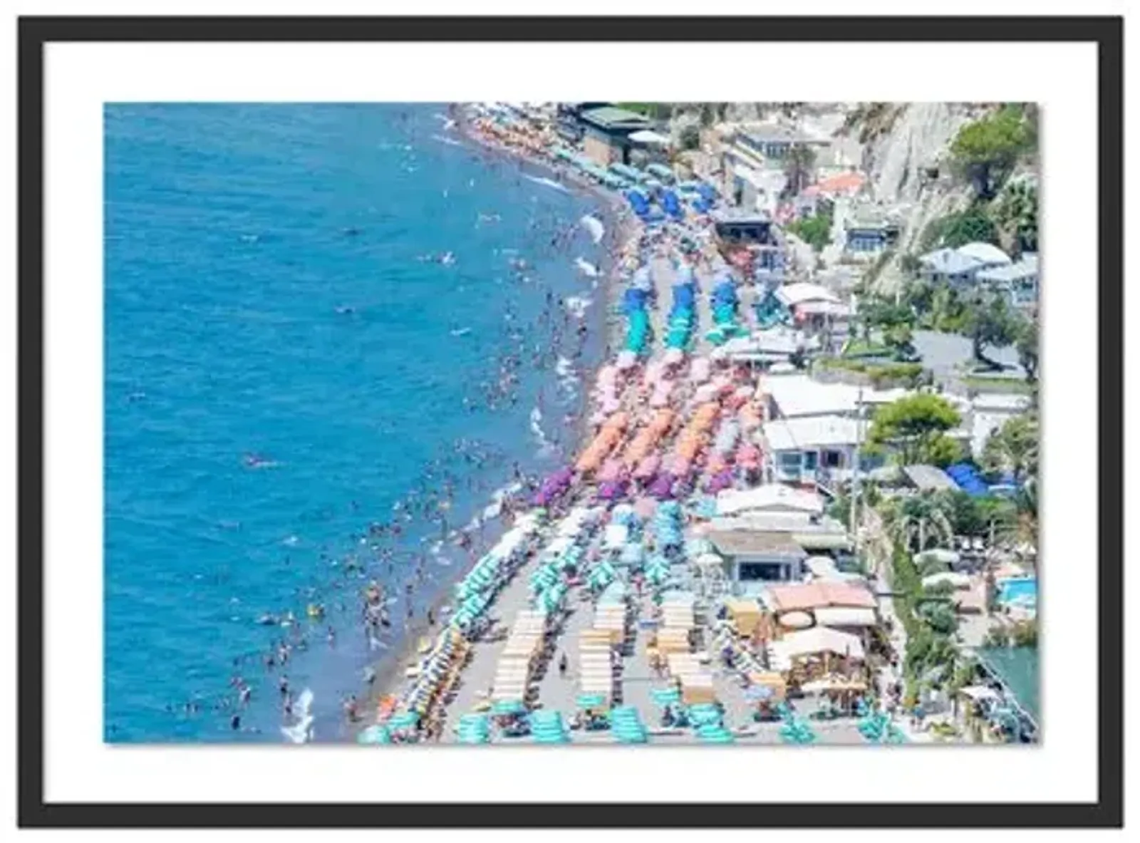 Richard Silver - Overview Ischia Beach Umbrellas - Black