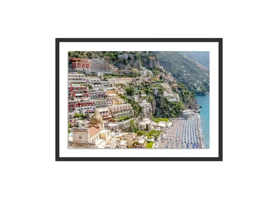 Richard Silver - Overview Positano Italy - Black