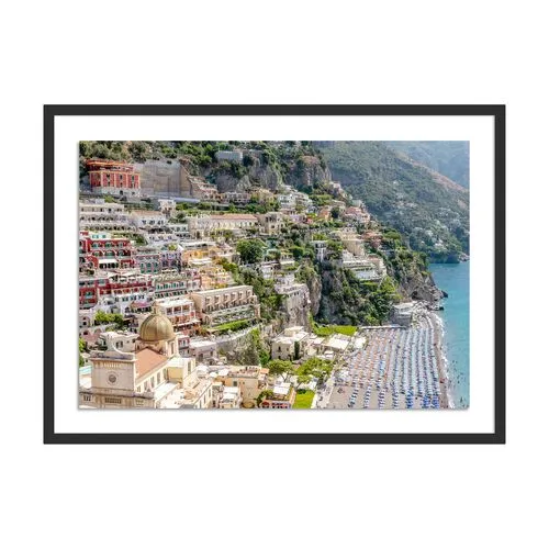 Richard Silver - Overview Positano Italy - Black