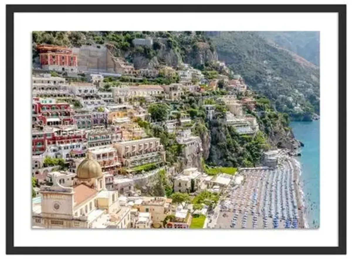 Richard Silver - Overview Positano Italy - Black