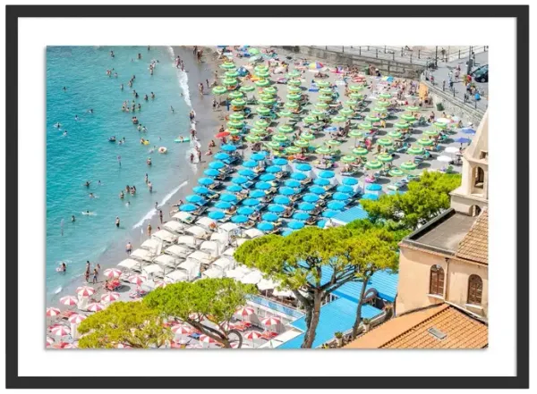 Richard Silver, Positano Beach Umbrellas Photograph