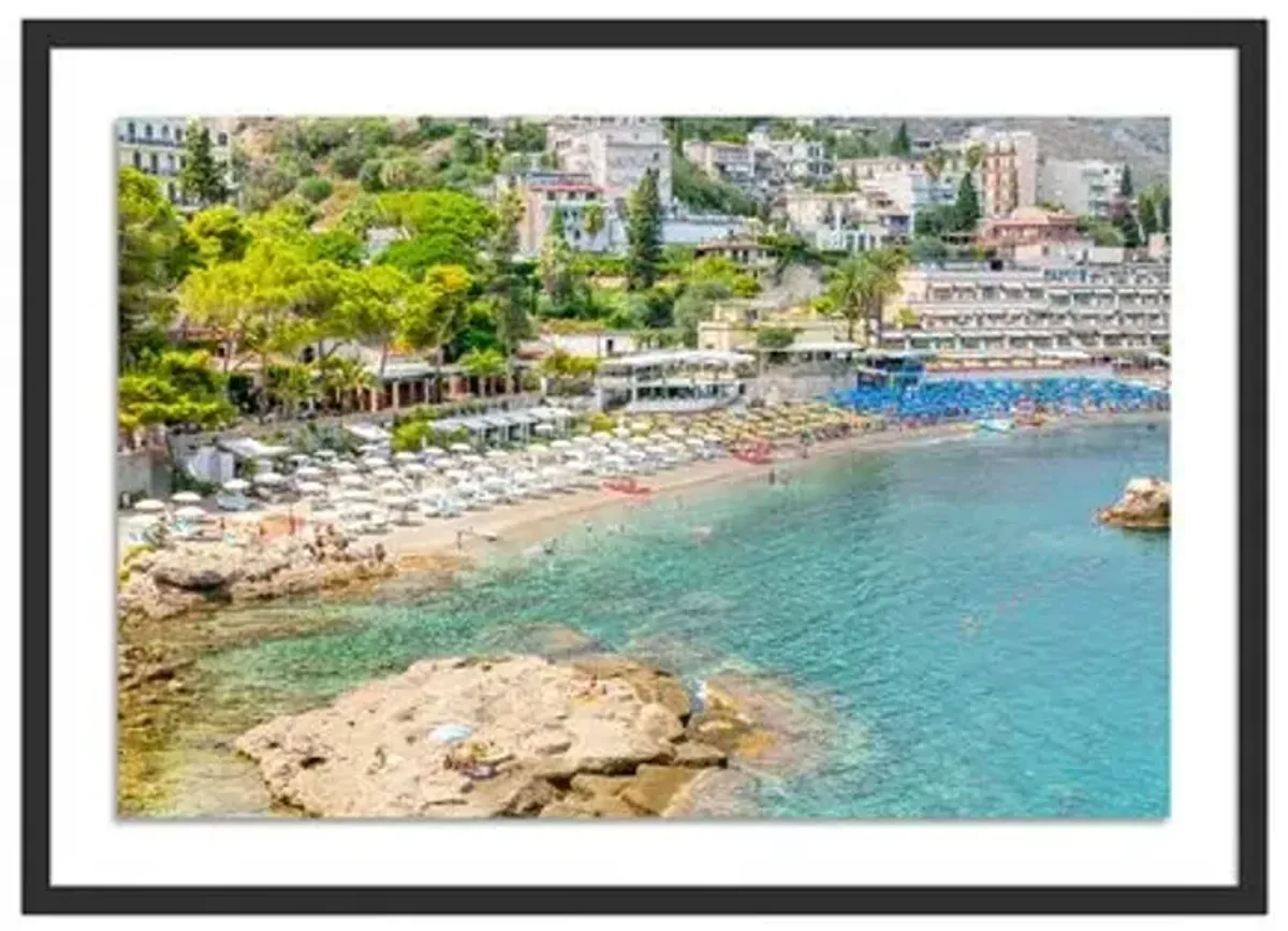 Richard Silver - Taormina Sicily Beach - Black