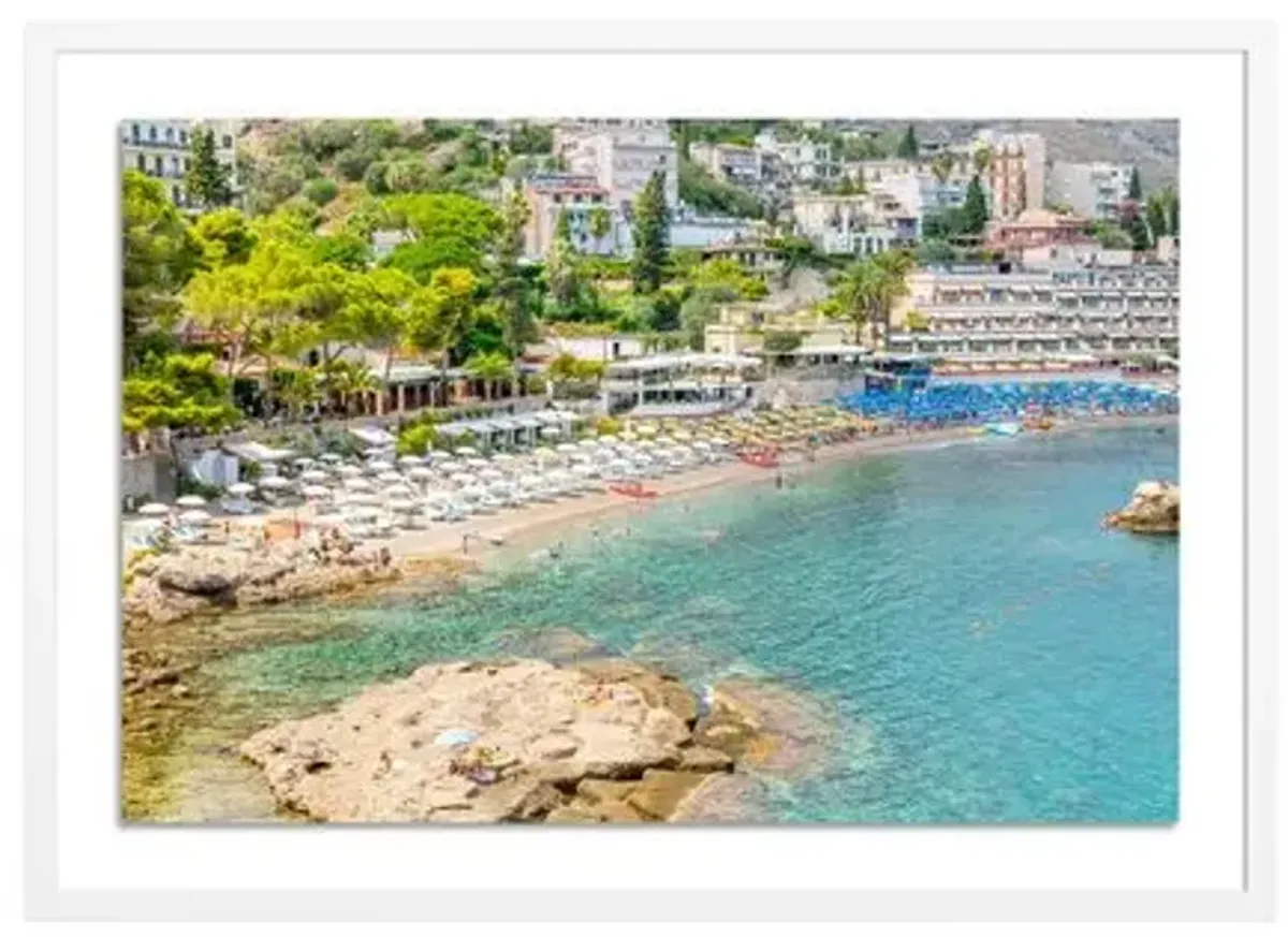 Richard Silver - Taormina Sicily Beach - White