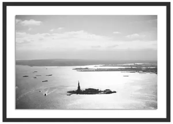 Bryce Duffy - New York Harbor Photograph - Black