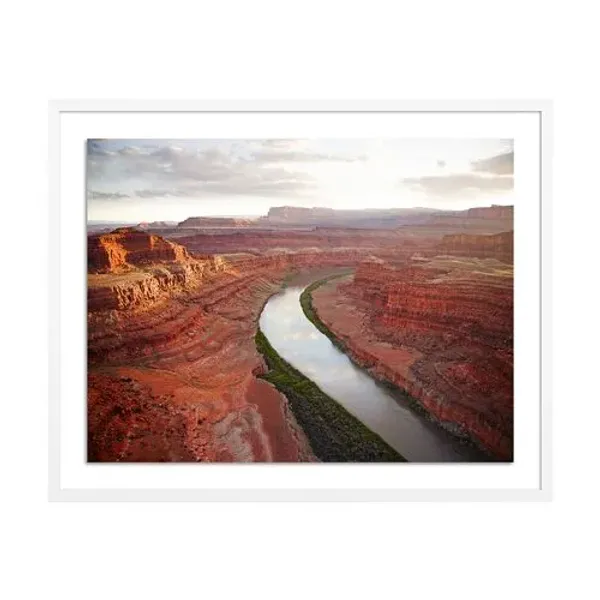 Bryce Duffy - Colorado River Utah Photograph - White