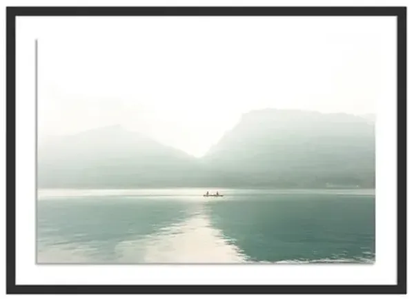 Bryce Duffy - Lone Paddlers Photograph - Black