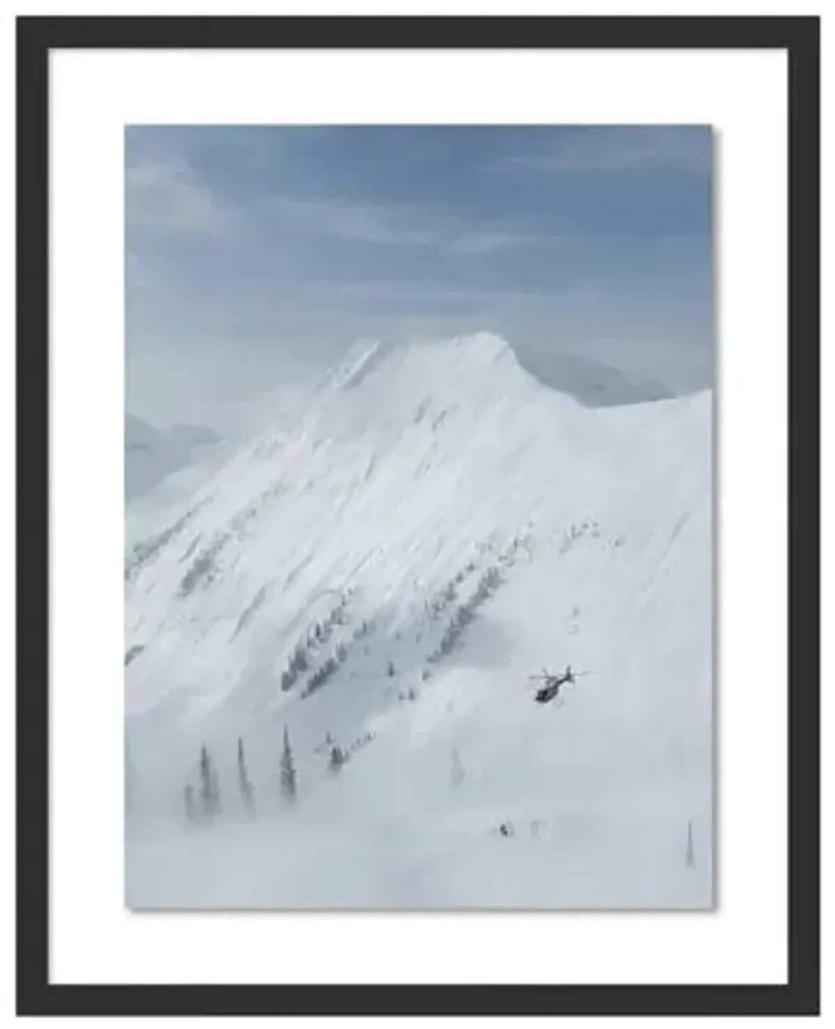 Bryce Duffy - Heli Pick Up Photograph - Black