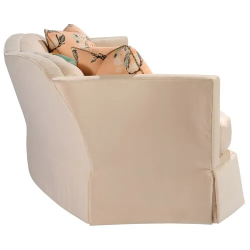 Coves Mini Sofa - Opal Muslin/Twig