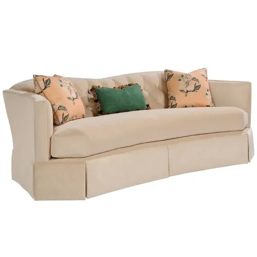 Coves Mini Sofa - Opal Muslin/Twig