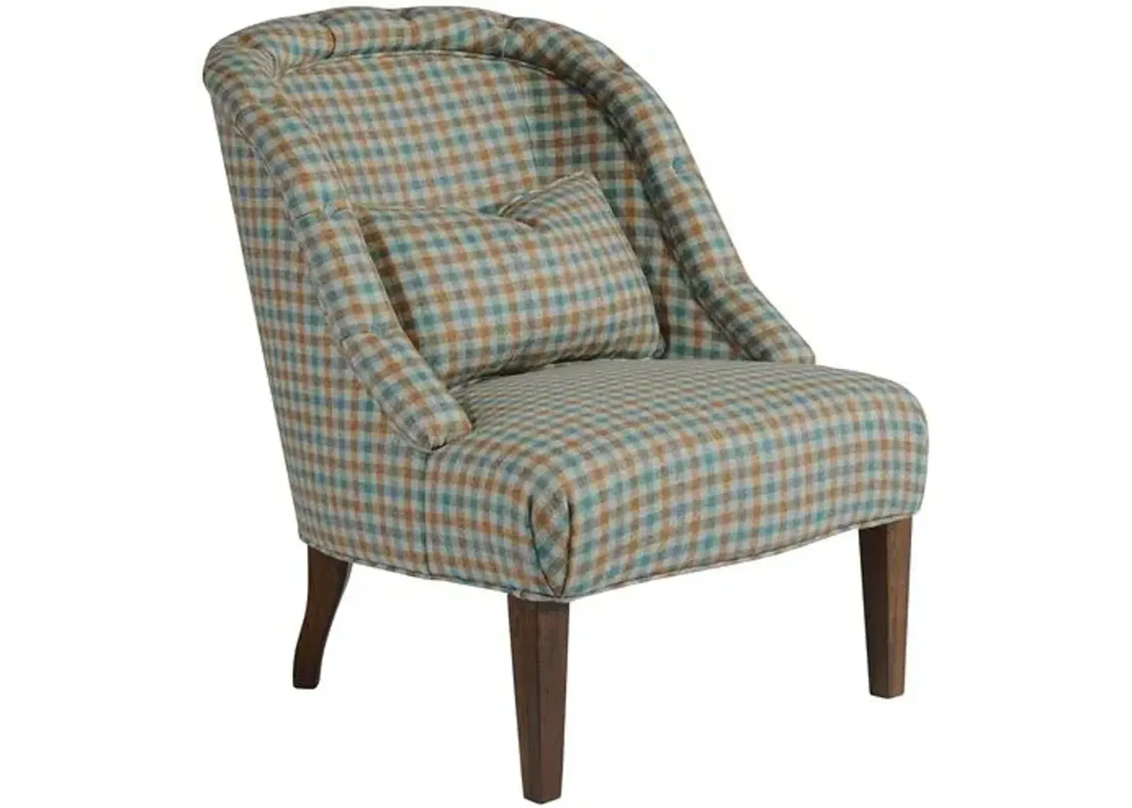 Bisger Accent Chair - Bibury Jungle - Blue, Comfortable, Durable